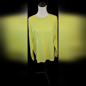 Men's Neon Yellow/Green Long Sleeve Tshirt